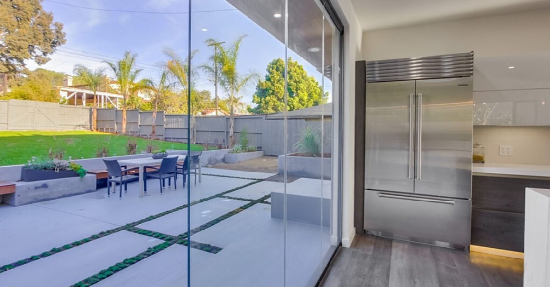 frameless sliding glass patio doors