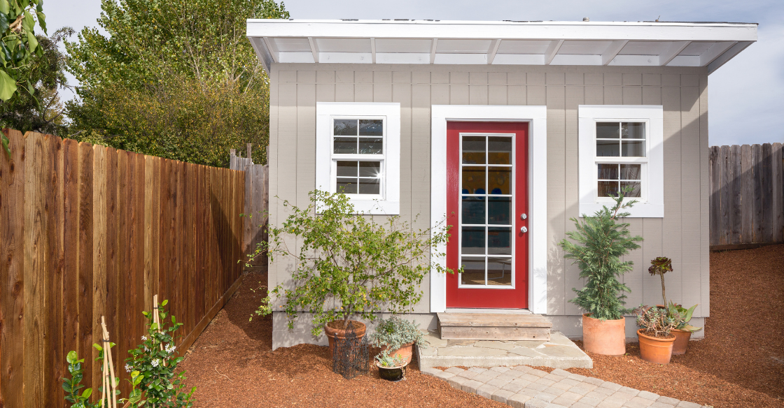 Garage converted into an ADU