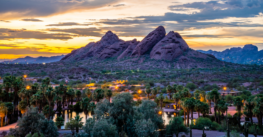 Sunset view in Arizona