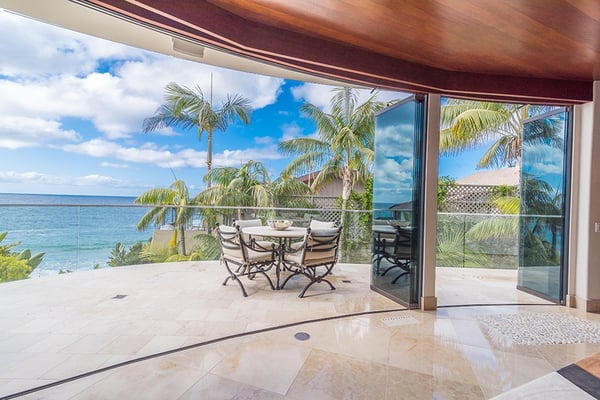 ocean view glass doors