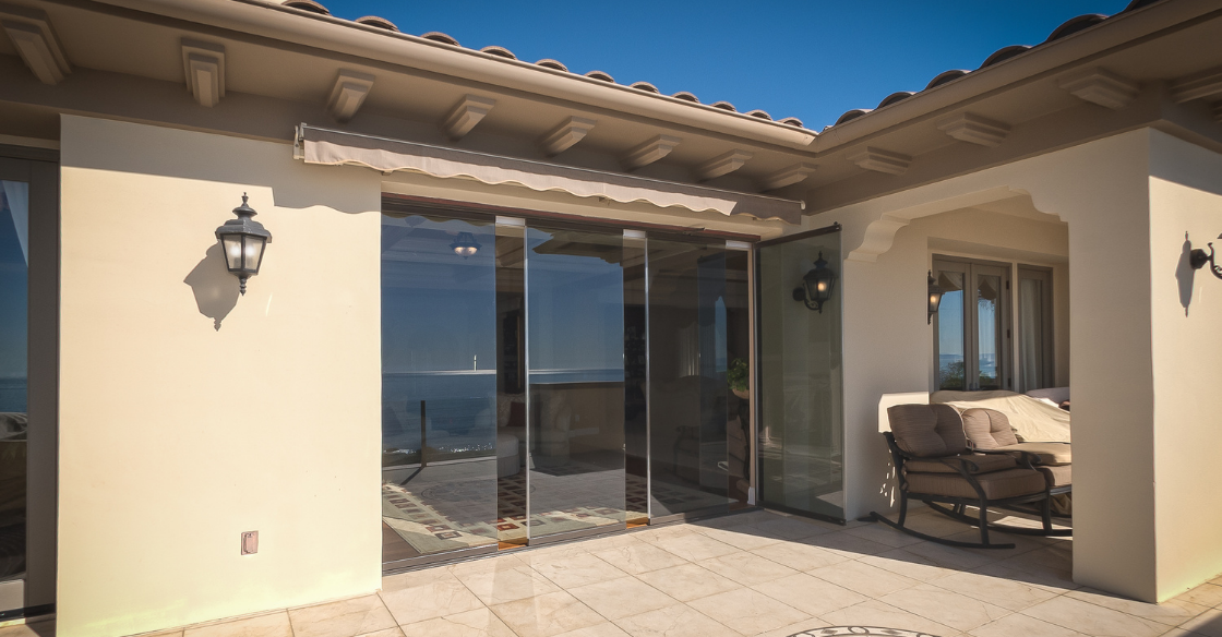 Cover glass patio doors with low-e glass