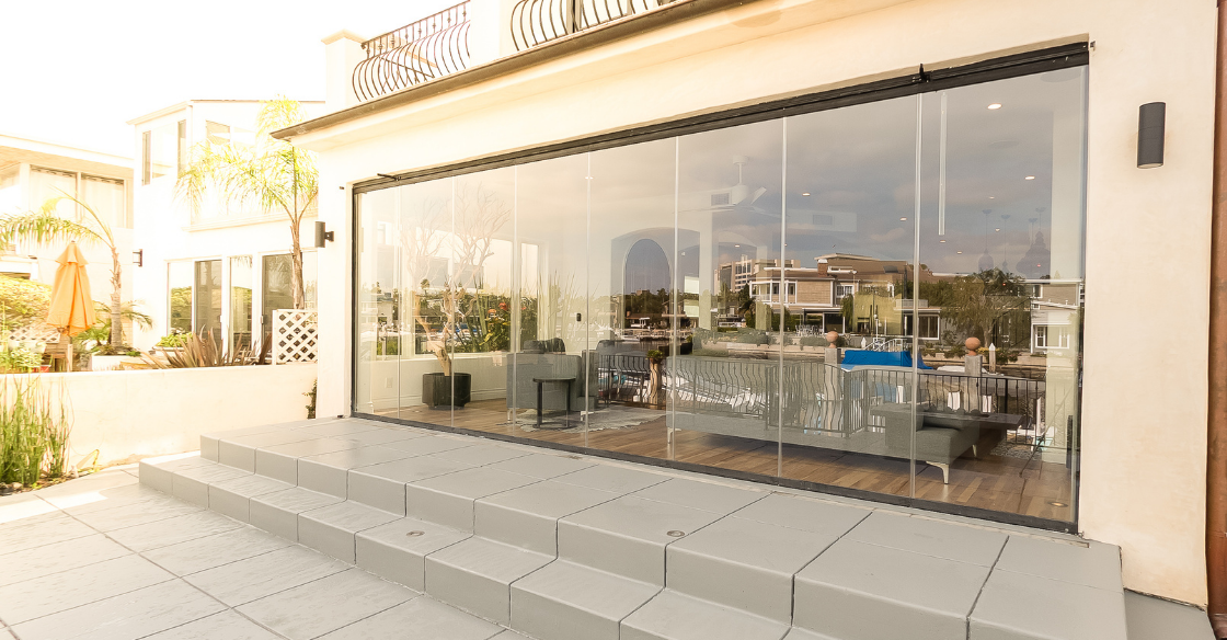 Energy efficient Cover Glass frameless doors