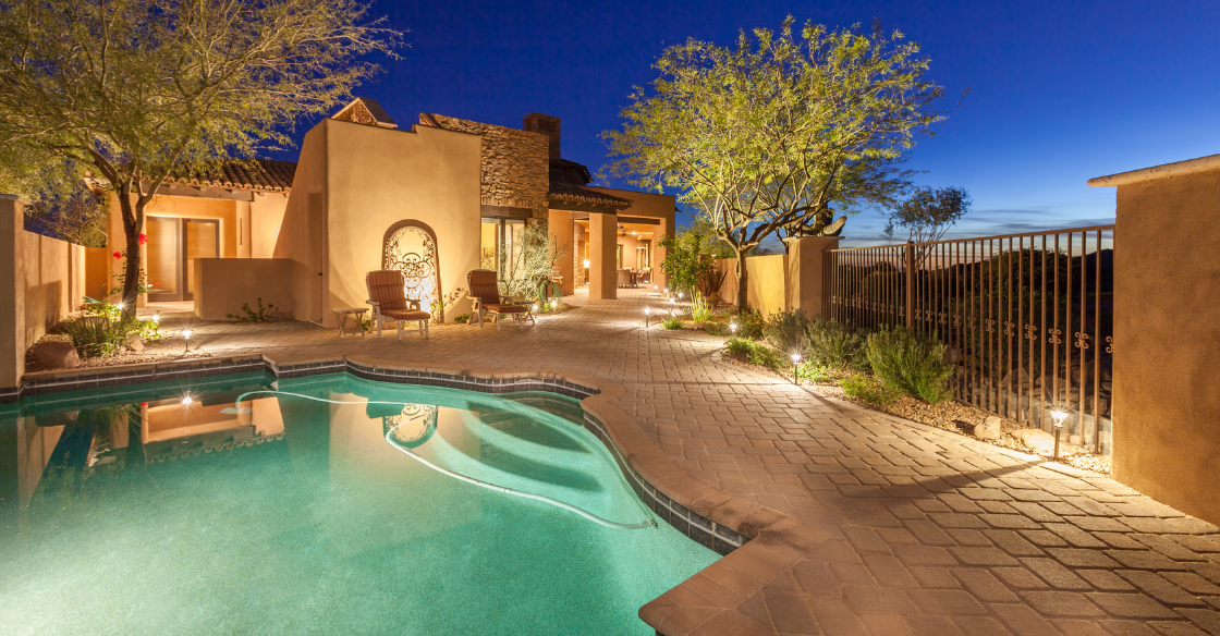 backyard swimming pool in Arizona