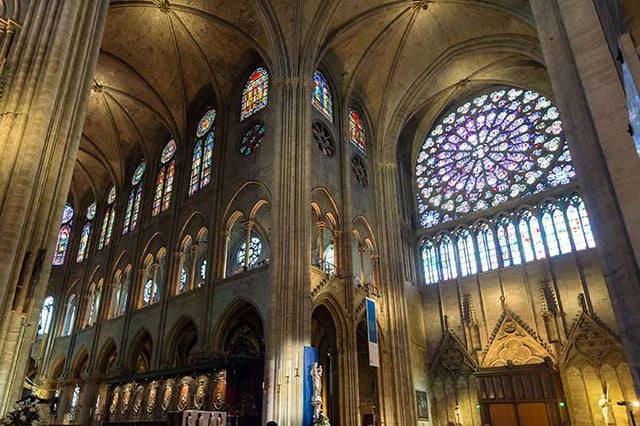 Record breaking windows, Cathedral window, Notre Dame de Paris