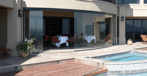 sliding glass doors pools