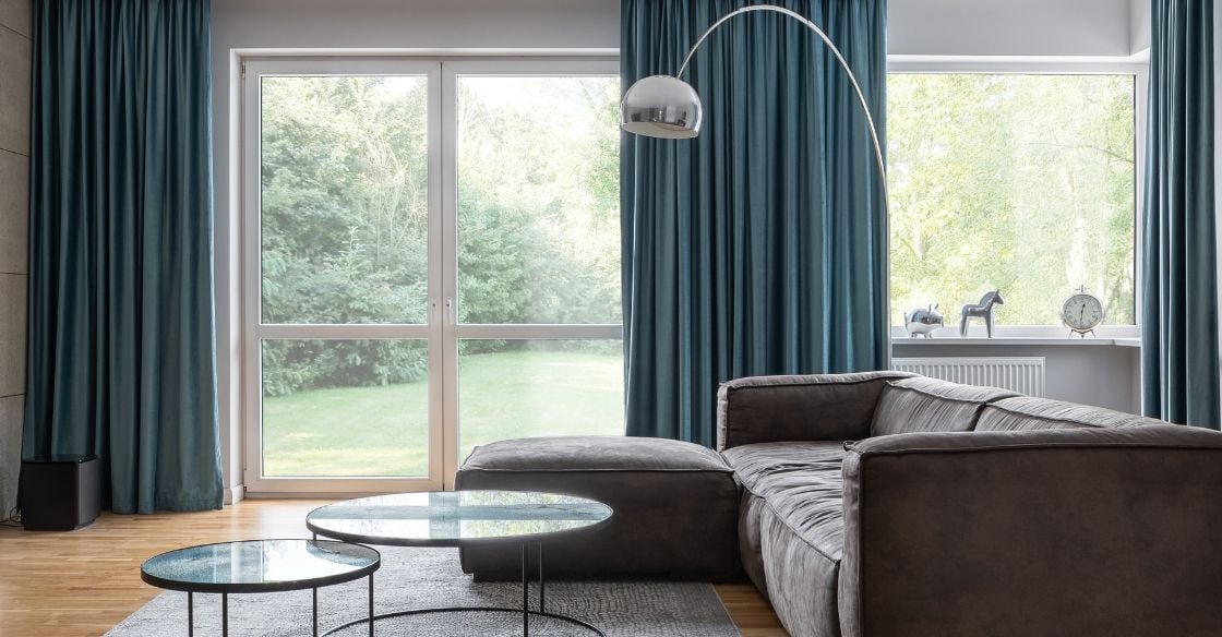 Blackout curtains can help reduce energy bills