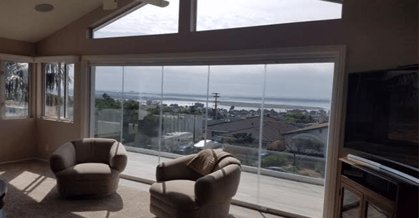 transformation frameless glass doors