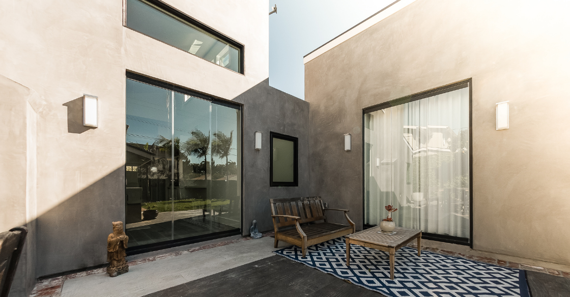 Cover Glass frameless glass doors enhancing the design of the house